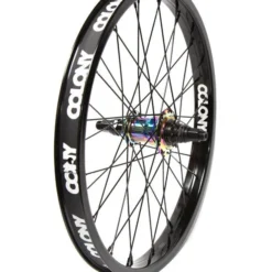 Colony BMX PARTS Colony Pintour Freecoaster Wheel - Black/Rainbow