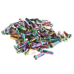 PARTS Colony BMX Spoke Nipples - Rainbow