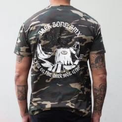 Back Bone BMX Mind's Eye T-Shirt - Camo CLOTHING