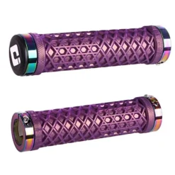 ODI Vans Lock On Grips - Iridescent Purple/Oil Slick
