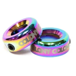 Colony BMX Colony Konka Bar Ends - Rainbow