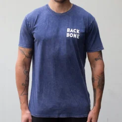 Back Bone BMX Ratty T-Shirt - Blue Stone