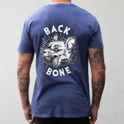 Back Bone BMX Ratty T-Shirt - Blue Stone