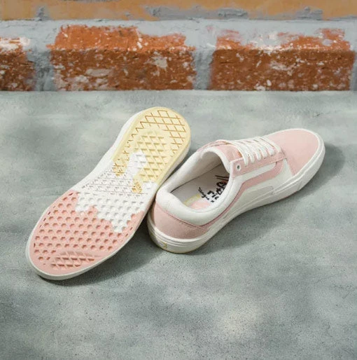 Vans Old Skool BMX Shoes - Angie Marino (Peach/Marshmallow) 5 Vans Old Skool BMX Shoes - Angie Marino (Peach/Marshmallow)