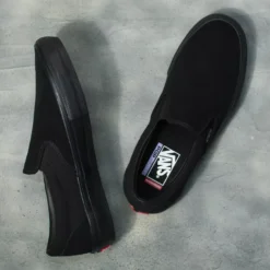 Vans Skate Slip On Shoes - Black/Black